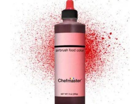 Chefmaster Airbrush Liquid 255g - Super Red Hot on Sale