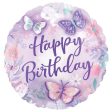 Butterfly Flutters Happy Birthday Foil Balloon Hot on Sale