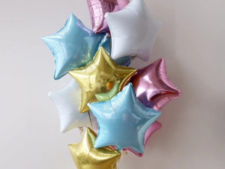 Gender Reveal Star Foil Bouquet Discount