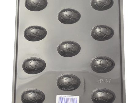 Small Cracked Easter Egg Chocolate Mould #37 Fashion