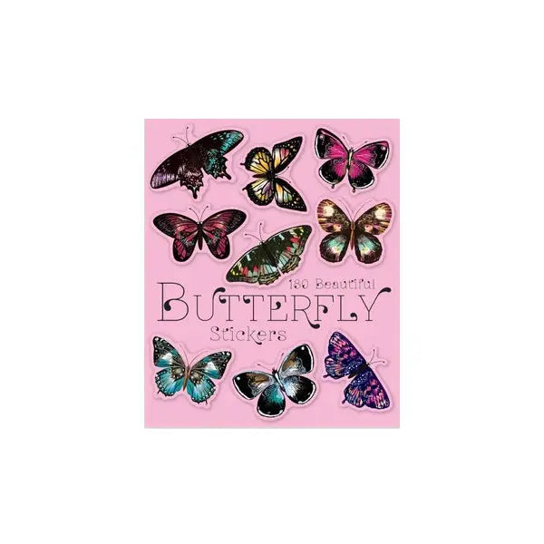 Pink Butterfly Sticker Book For Discount