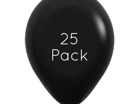 Black Balloons - 25 Pkt For Cheap