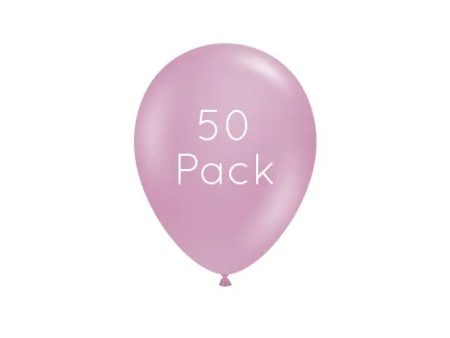 Canyon Rose Mini Balloons - 50 Pkt Online now