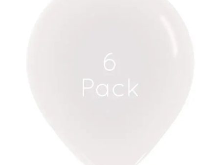 45cm Crystal Clear Giant Balloons - 6 Pkt For Cheap