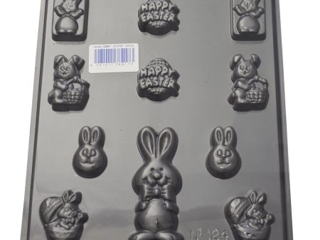 Bunny Variety Chocolate Mould #124 Online Hot Sale