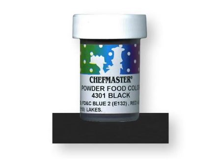 Chefmaster Black Powder Food Colour - 3g Supply