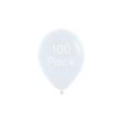 White Mini Balloons - 100 Pkt Online now