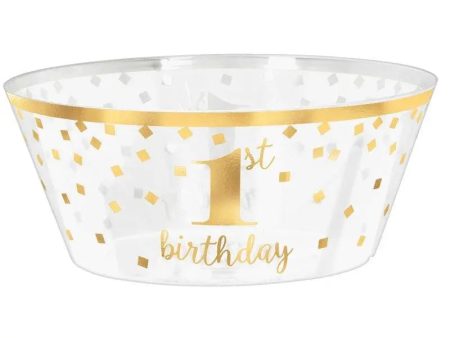 1st Birthday Serving Bowl on Sale