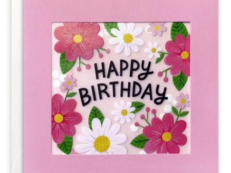 James Ellis Happy Birthday Flowers Shakies Card Sale