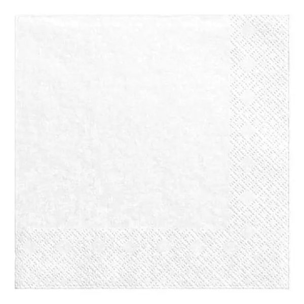 White Napkins - Lunch 20 Pkt Online Sale