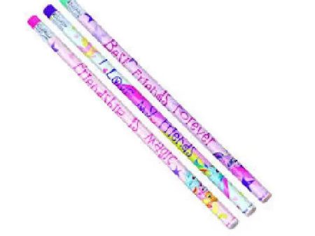 Novelty Pencil With Mini Eraser Supply