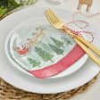 Ginger Ray Snowglobe Shaped Christmas Napkins - 16 Pkt Cheap