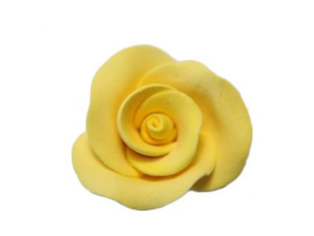 Edible Yellow Rose - 30mm on Sale