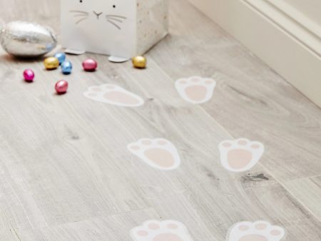 Ginger Ray Easter Bunny Footprint Floor Stickers Online