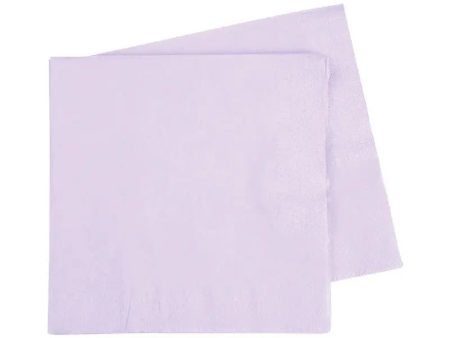 Five Star Pastel Lilac Napkins - Lunch 40 Pkt Online Hot Sale