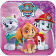 Paw Patrol Girls Plates - Lunch 8 Pkt Fashion