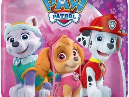 Paw Patrol Girls Plates - Lunch 8 Pkt Fashion