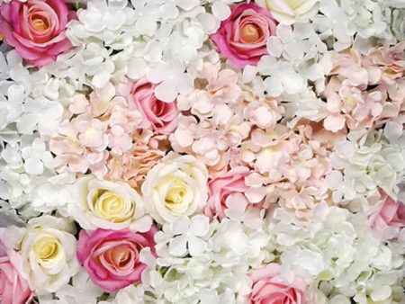 French Rose Flower Wall Hire Sale