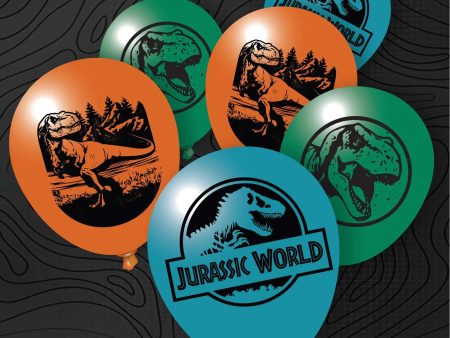 Jurassic Into the Wild Printed Latex Balloons Fashion