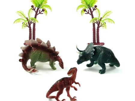 Dinosaur Cake Topper Set Supply