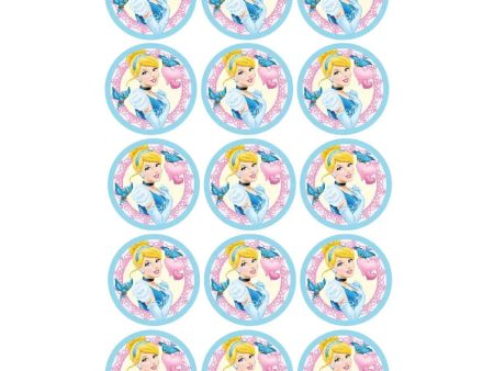 Cinderella Edible Cupcake Images Supply