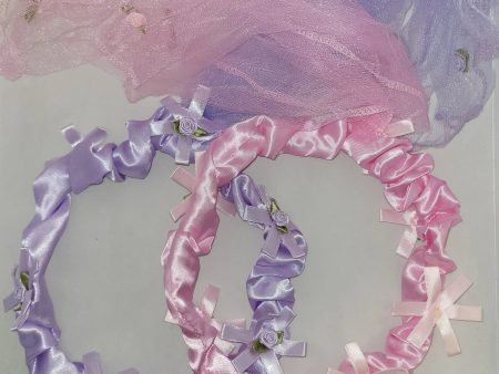 Veiled Floral Tiara Supply