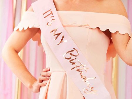 Ginger Ray It s My Birthday Sash Online Hot Sale