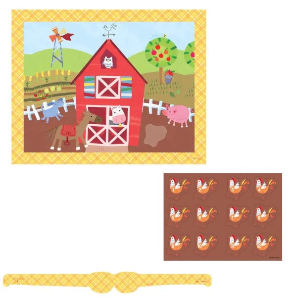 Farm Animals Blindfold Party Game Sale