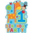 Wild Boy 1st Birthday Invitations - 8 Pkt For Cheap