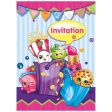 Shopkins Birthday Invitations - 8 Pkt Fashion