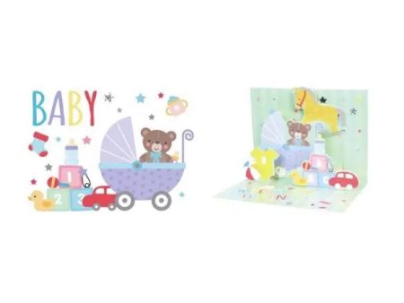 Baby Card - Paper Pop up Card For Cheap