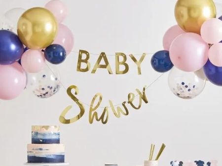 Ginger Ray Baby Shower Bunting & Balloon Kit Online Hot Sale