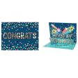 Congratulations Card - Paper Pop up Card For Discount