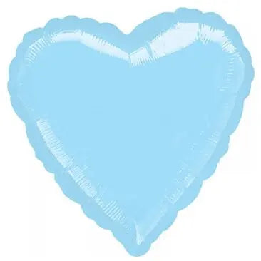 Pastel Blue Heart Foil Balloon Supply