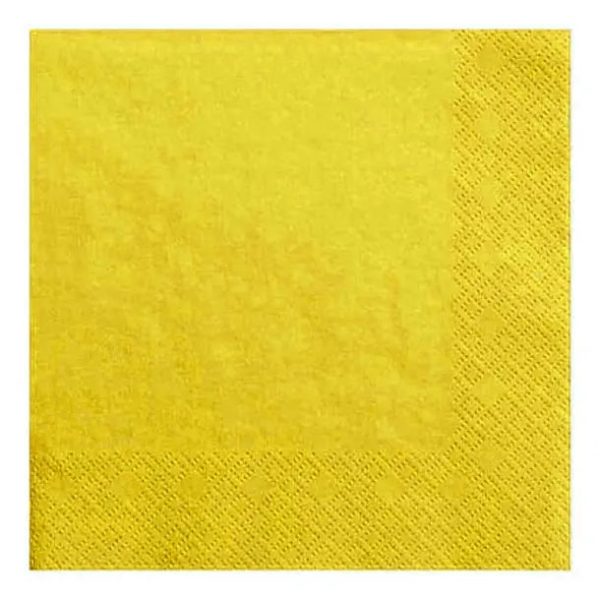 Yellow Napkins - Lunch 30 Pkt Sale