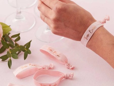 Ginger Ray Pink Team Bride Hen Party Hair Ties Sale