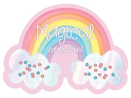 Magical Rainbow Invitations - 8 Pkt For Sale