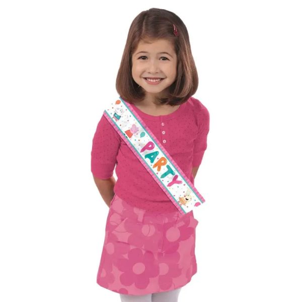 Peppa Pig Confetti Party Sash Online now