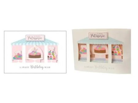 Patisserie Birthday Card - Paper Pop up Card Online now