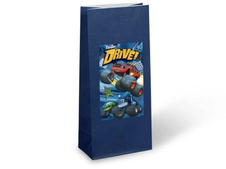 Blaze & the Monster Machines Paper Party Bag - Navy Blue For Sale