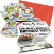 Justice League Heroes Unite Deluxe Invitations - 8 Pkt Online