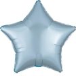 Satin Luxe Pastel Blue Star Foil Balloon For Discount