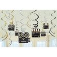 Lights Camera Action Hanging Swirl Decorations Online Sale