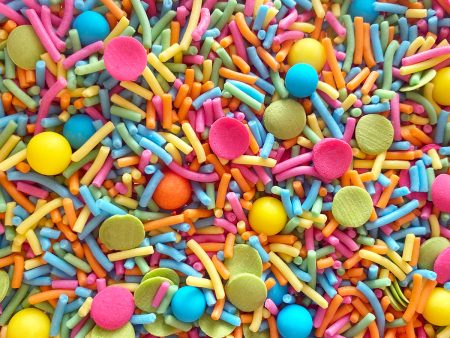 Neon Bright Sprinkle Medley 125g For Sale