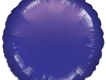 Metallic Purple Round Foil Balloon Online