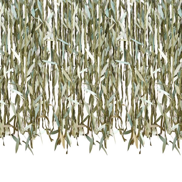 Ginger Ray Botanical Leaf Ribbon Backdrop Online Sale