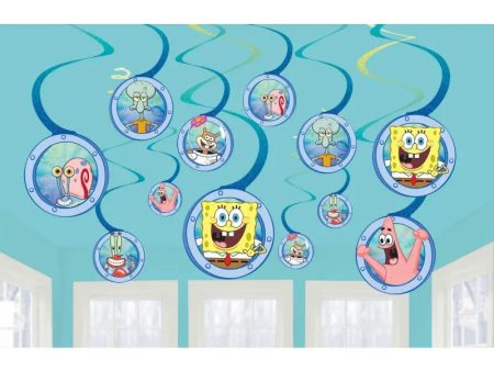 Spongebob Squarepants Swirl Decorations Fashion