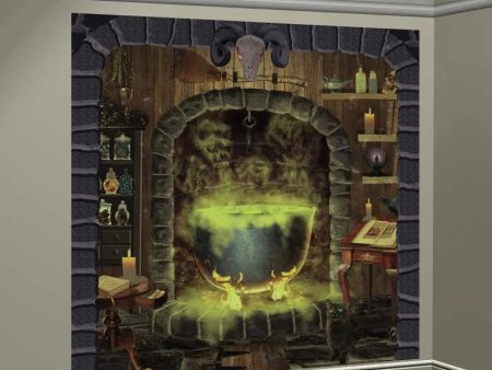 Witches Kitchen Backdrop Scene Setter Online Sale