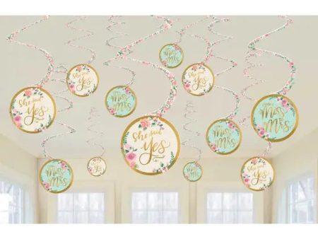 Mint To Be Hanging Swirl Decorations Online Sale