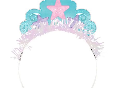 Mermaid Shine Iridescent Tiaras - 8 Pkt Hot on Sale